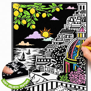 PepPlay Venice & Amalfi Velvet Art Kit - Toys & Games