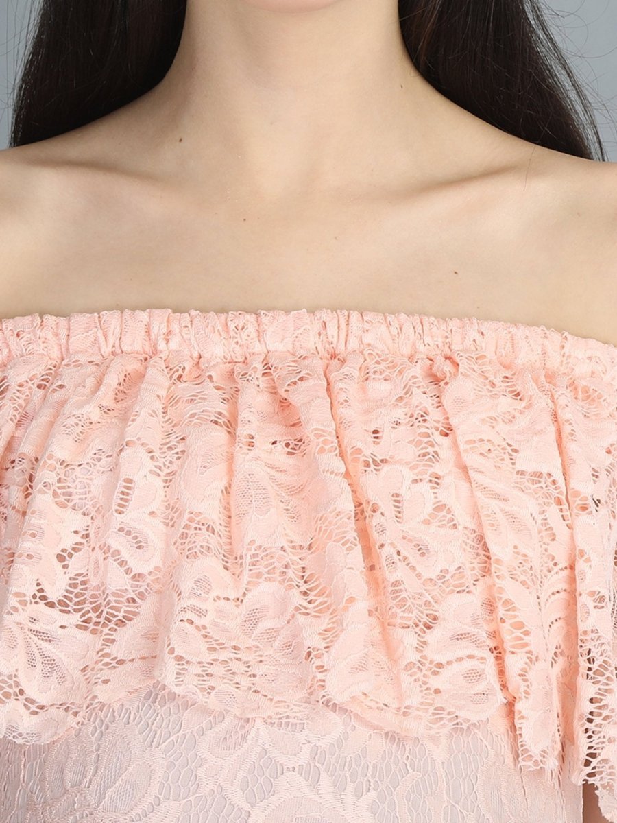 Petal Peach Maternity Dress - DRSP-PTLPH-S