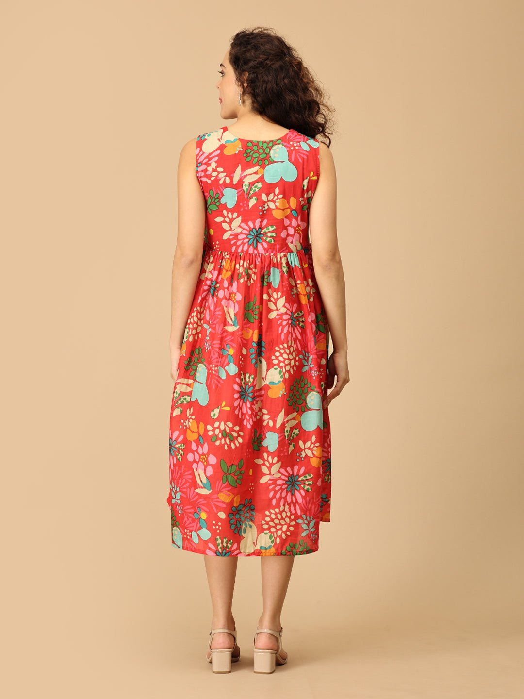 Petal Pop Maternity and Nursing Dress - DRS - SK - PTLPR - S