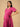 Petunia Pink Maternity Wrap Dress - S Maternity Casual Dress