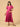 Petunia Pink Maternity Wrap Dress - S Maternity Casual Dress