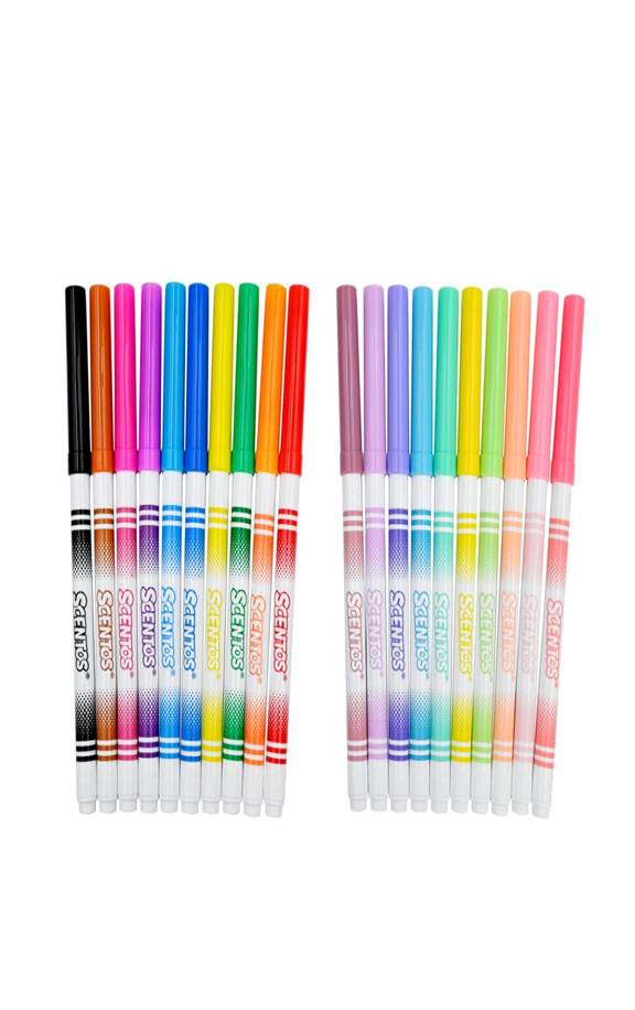  SCENTOS Scented Fine Line Markers Bold & Pastel Colors Pack of 20