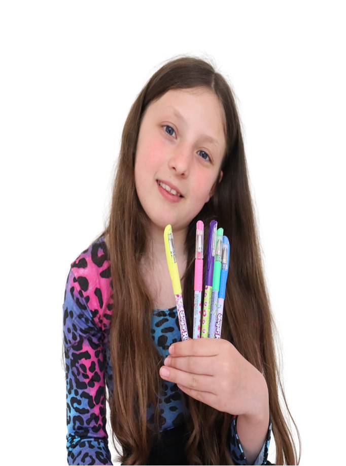 SCENTOS Sugar Rush Scented Neon Gel Pens, Pack of 5