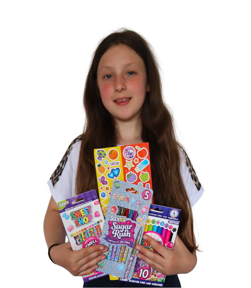 SCENTOS Sugar Rush Sweet Shop Mega Colouring Set