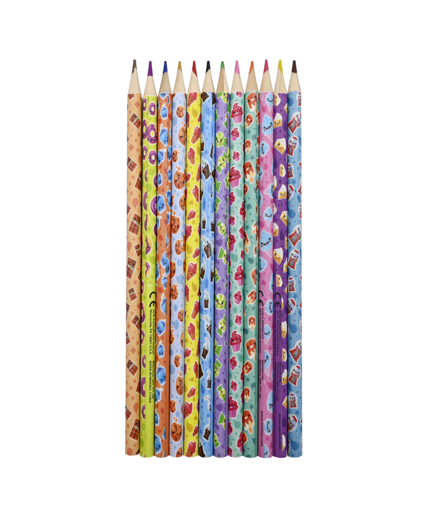 Scentos Sweet Shop Scented Colour Pencils, Pack of 12