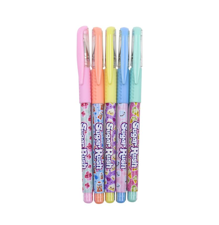 Scentos Sugar Rush Scented Pastel Gel Pens, Pack of 5