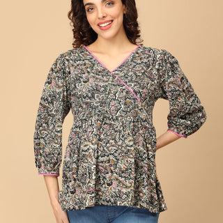 Pigment Pranks Maternity and Nursing Top - MAT - SD - PGMPR - S