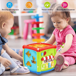 6-in-1 Learning Activity Cube Early Education Toy