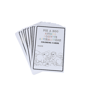 Pik A Boo Animal Affirmation Flashcards – Write & Wipe Learning Fun for Kids - pab016086