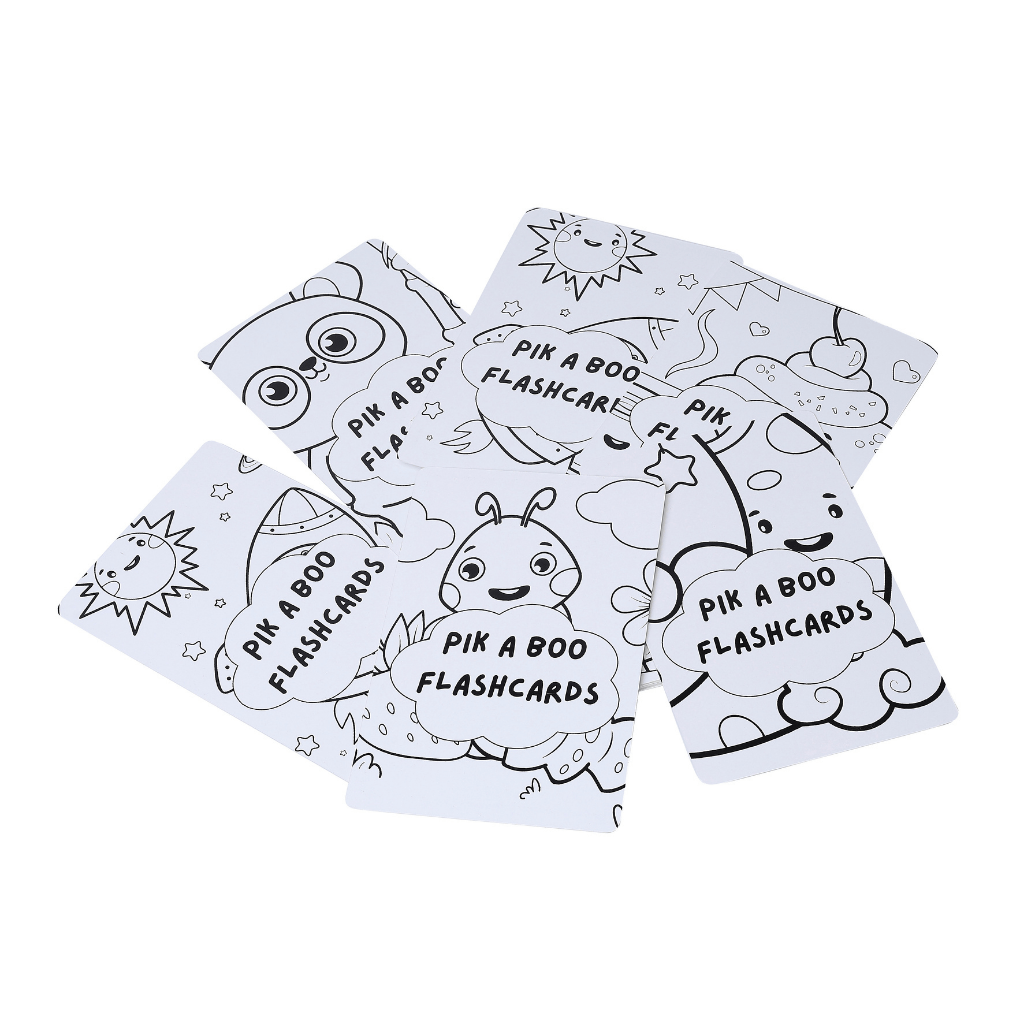 Pik A Boo Animal Affirmation Flashcards – Write & Wipe Learning Fun for Kids - pab016086