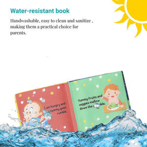 PiK A BOO Baby’s Day Cloth Book, Daily Routine For Calm Days - Cloth Book