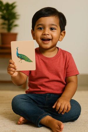PiK A BOO Birds Flash Cards | Early Learning for Toddlers & Preschool - pab016027