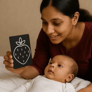 Pik A Boo Black & White Cloth Flash Cards – Early Learning & Brain Boosting - pab016034
