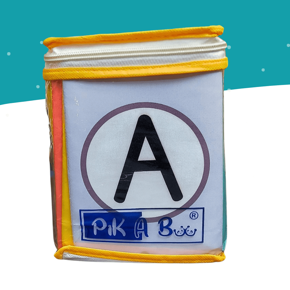 Pik A Boo Cloth Alphabet Flash Cards – Early Learning & Brain Boosting Fun - pab016033