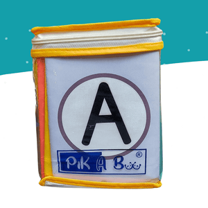 Pik A Boo Cloth Alphabet Flash Cards – Early Learning & Brain Boosting Fun - pab016033