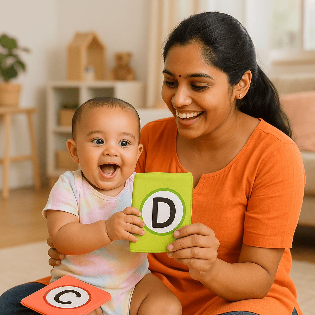 Pik A Boo Cloth Alphabet Flash Cards – Early Learning & Brain Boosting Fun - pab016033