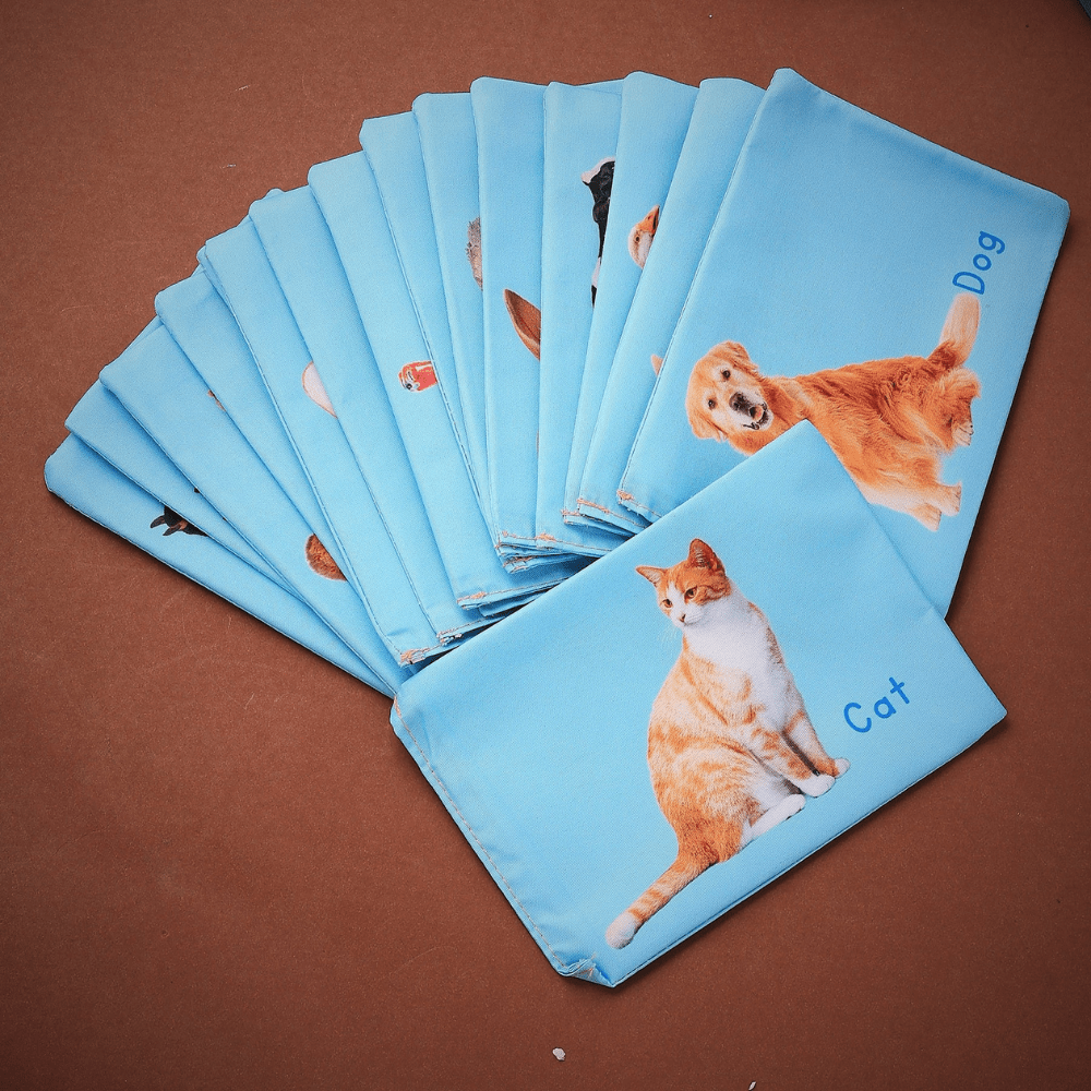 Pik A Boo Cloth Farm Animal Flash Cards – Early Learning & Brain Fun - pab016035