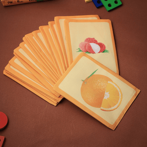 Pik A Boo Cloth Fruit Flash Cards – Early Learning & Brain Boosting Play - pab016036