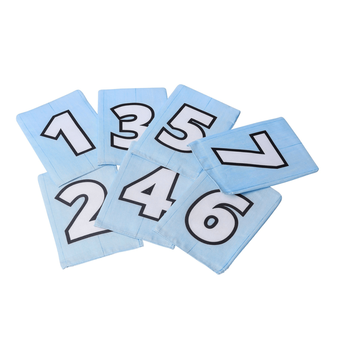 Pik A Boo Cloth Number Flash Cards – Early Learning & Brain Fun - pab016037