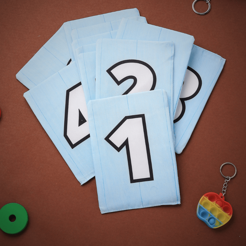 Pik A Boo Cloth Number Flash Cards – Early Learning & Brain Fun - pab016037