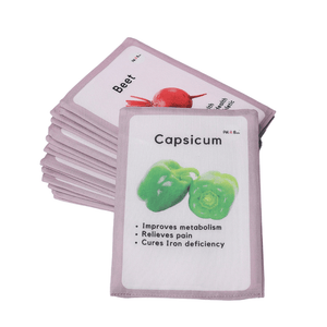 Pik A Boo Cloth Vegetable Flash Cards – Early Learning & Fun for Toddlers - pab016038