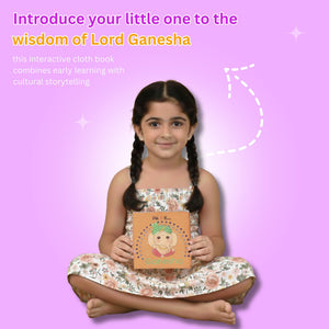 Pik A Boo Ganesha Cloth Book – Early Learning with Fun Spiritual Stories - Cloth Book