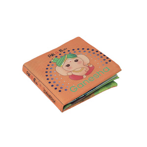 Pik A Boo Ganesha Cloth Book – Early Learning with Fun Spiritual Stories - pab015610