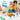 Pik A Boo Genius 75 Pc Magnetic Tiles Rolling Ball Set - 25 Magnetic Toys