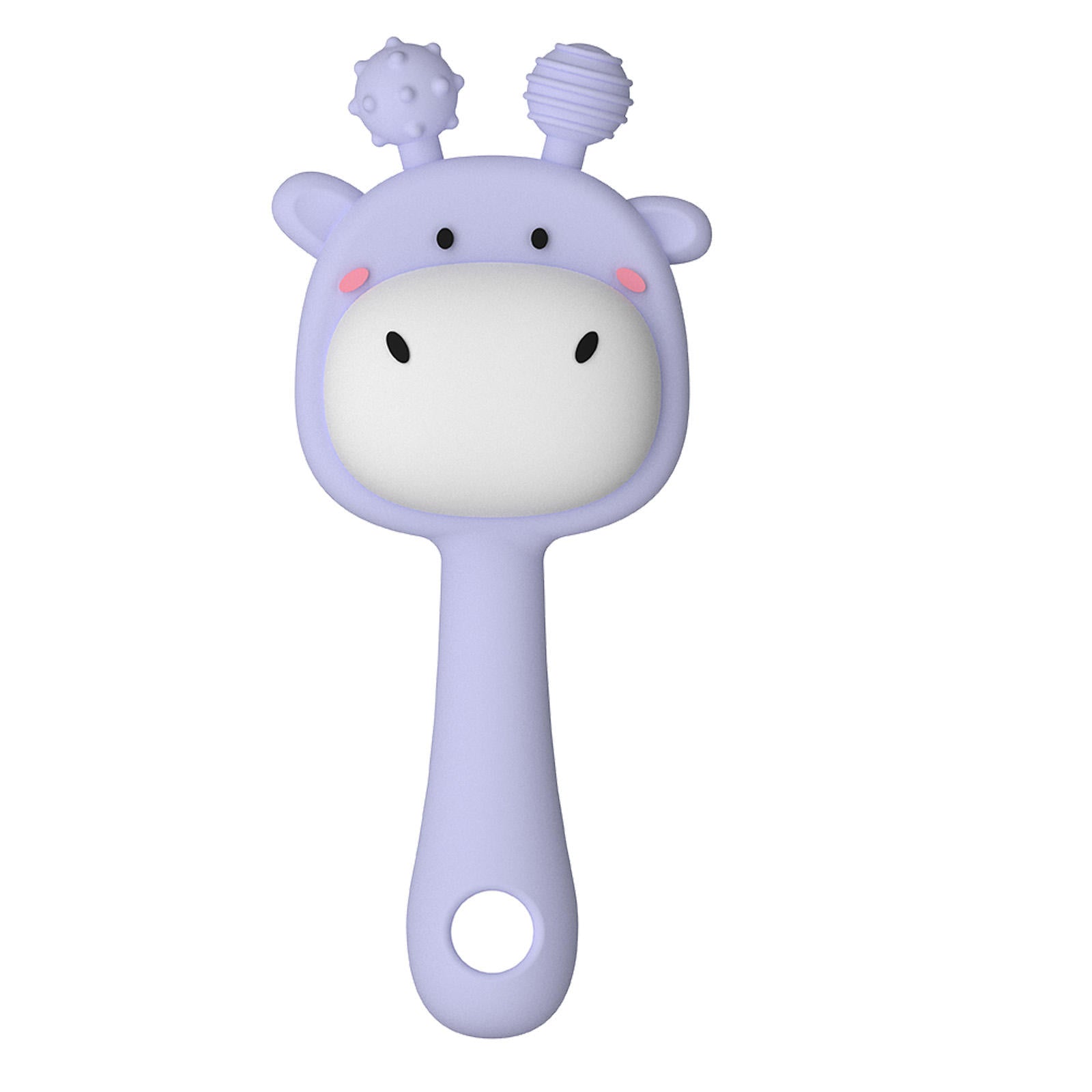 Pik A Boo Giraffe Silicone Rattle Teether Toy – Soft & Safe for 3–12 Months - PTYR13C3123675