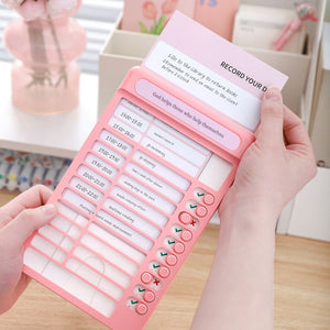 Pik A Boo Habit And Schedule Tracker For Kids Adults - Stationery