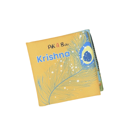 Pik A Boo Krishna Cloth Book – Early Learning & Fun Spiritual Stories for Kids - pab015780