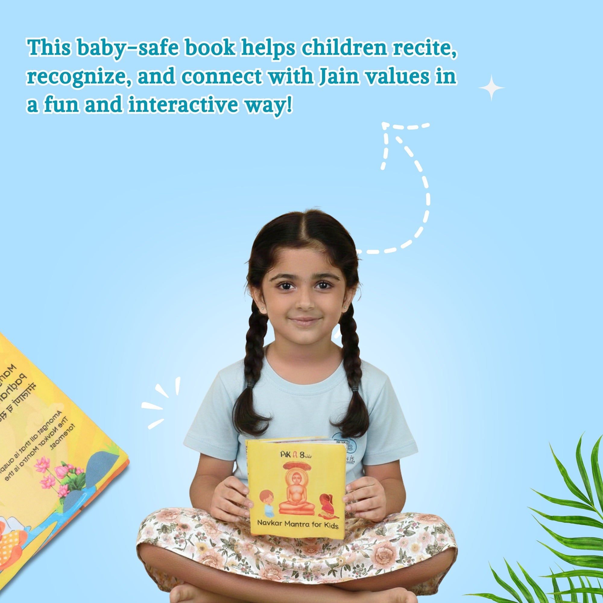 PiK A BOO Navkar Mantra Cloth Books Jain Religion 0 - 10 years - Cloth Book