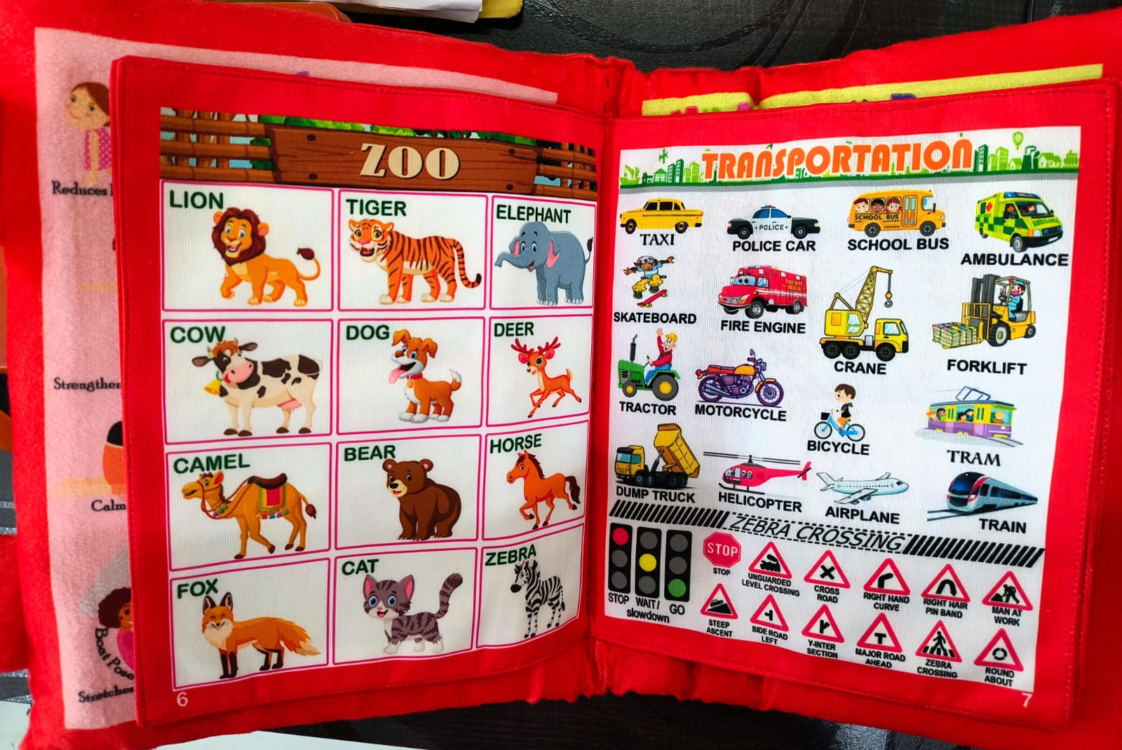 Pik A Boo Pre - School Activity Pillow Book – Soft Learning Toy for Toddlers - 1602020450