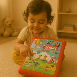 Pik A Boo Pre - School Activity Pillow Book – Soft Learning Toy for Toddlers - 1602020450