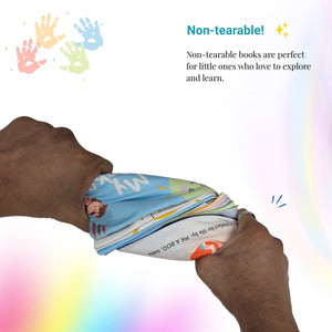 Pik A Boo Shloka Cloth Book – With ॐ Box & Crinkle Page For Kids - Cloth Book