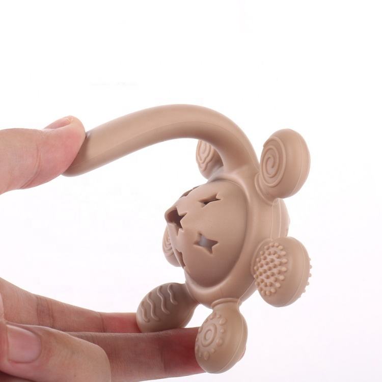 Pik A Boo Sun Silicone Teether Rattle Toy – Soft & Safe for Babies - PTYR11C3012371