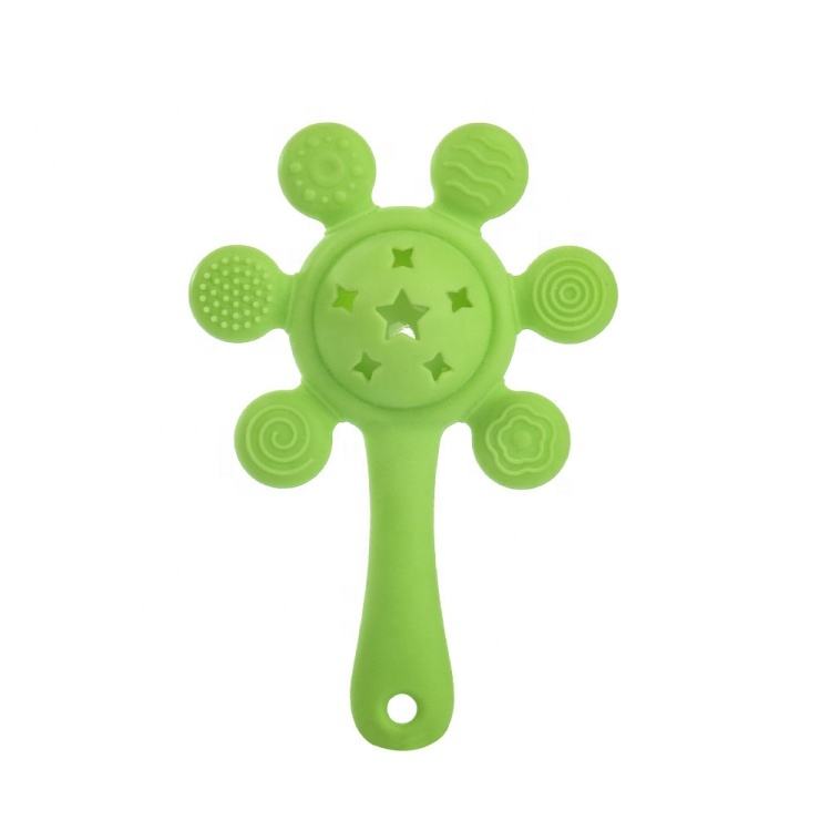 Pik A Boo Sun Silicone Teether Rattle Toy – Soft & Safe for Babies - PTYR13C2012394