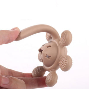 Pik A Boo Sun Silicone Teether Rattle Toy – Soft & Safe for Babies - PTYR11C3012371
