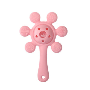 Pik A Boo Sun Silicone Teether Rattle Toy – Soft & Safe for Babies - PTYR11C3012371