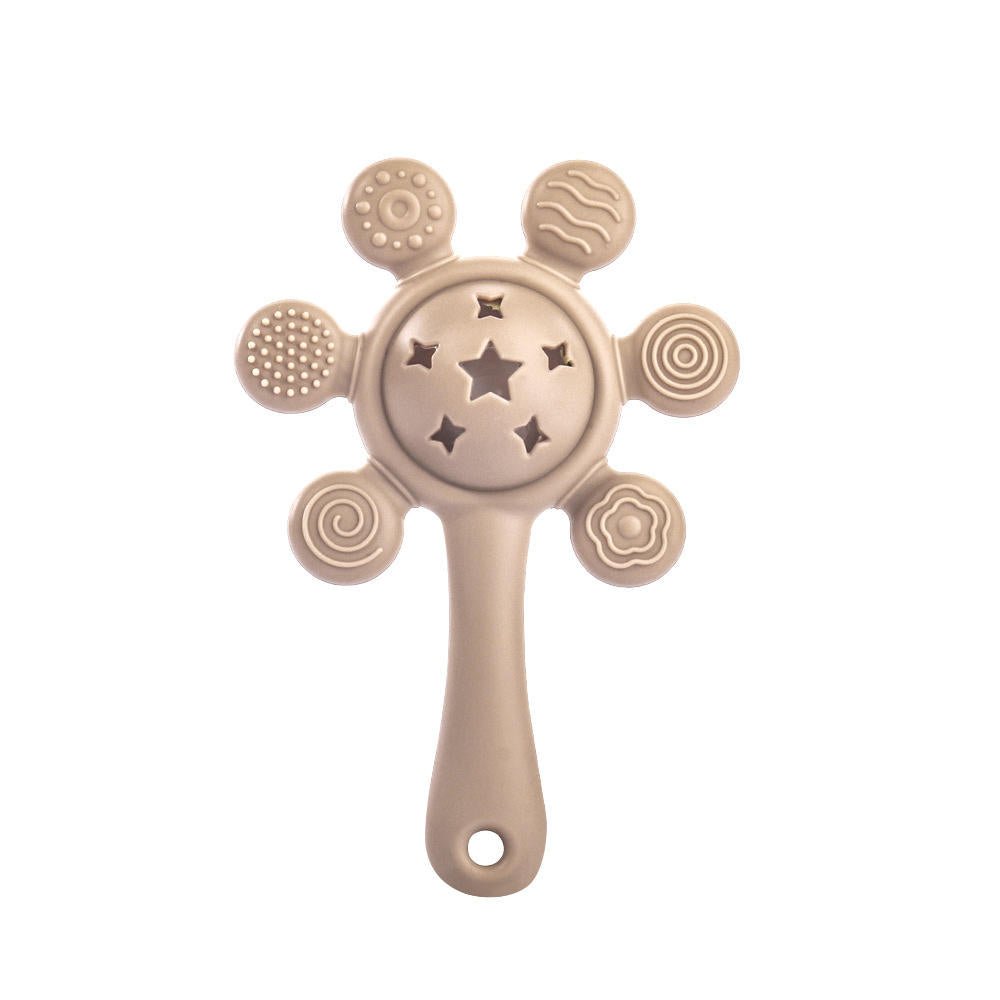 Pik A Boo Sun Silicone Teether Rattle Toy – Soft & Safe for Babies - PTYR11C3012373