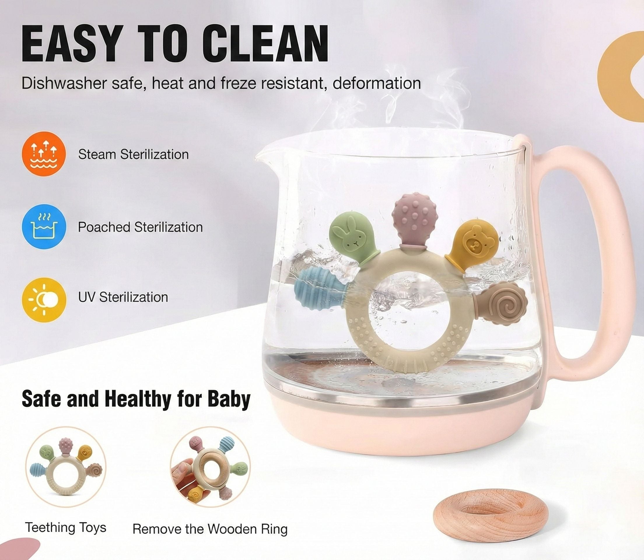 Pik A Boo Totello Albela Silicone Baby Teether - Teether