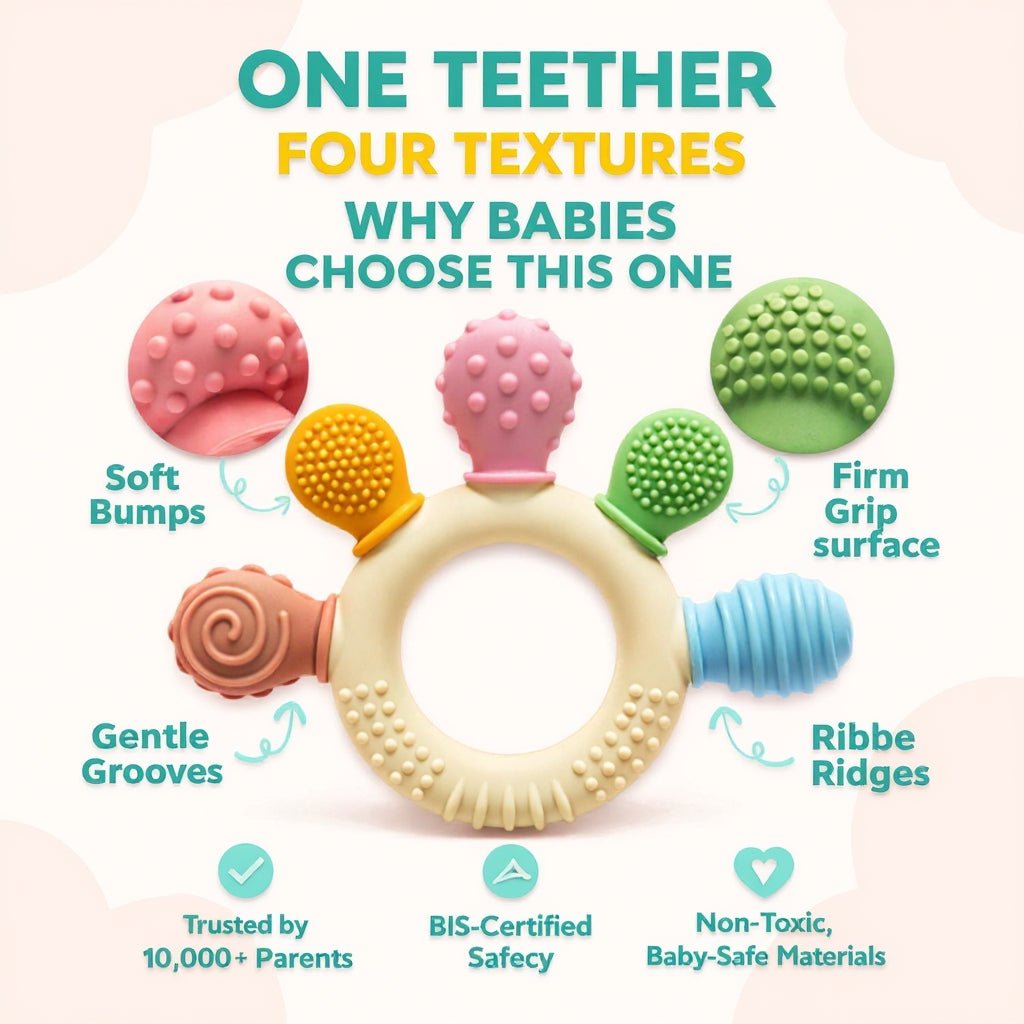 Pik A Boo Totello Albela Silicone Baby Teether - Teether