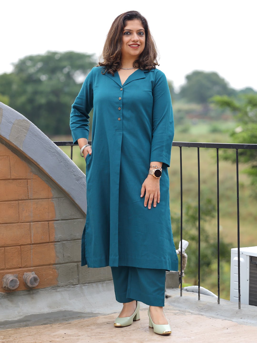 Pine Perfect Women's Co Ord Set - WES - SK - PNPRF - S