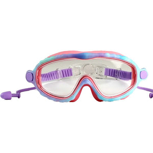 Pink & Blue Bubble Anti Fog UV Protection Leakproof Design Swim Goggles for Kids, 4yrs - 10yrs - Swim