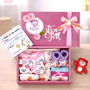 Pink Blush Newborn Hamper 0 - 12 Months - Baby Gifting