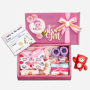 Pink Blush Newborn Hamper 0 - 12 Months - Baby Gifting