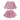 Pink Dual Bow Tweed style 2 pcs, Skirt and Top Winterwear set for Girls. - 3 - 4 Years Kids Clothing