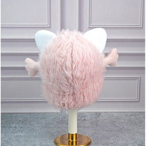 Pink Furry Monster 3d style Winter Cap/Beanie for Kids - Winter Wear
