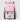 Pink & Grey Badge styled School Backpack for Kids & Teens - Back To School