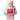 Pink Happy Ted Stainless Steel water Bottle for Kids, 450ml - Little Surprise BoxPink Happy Ted Stainless Steel water Bottle for Kids, 450ml